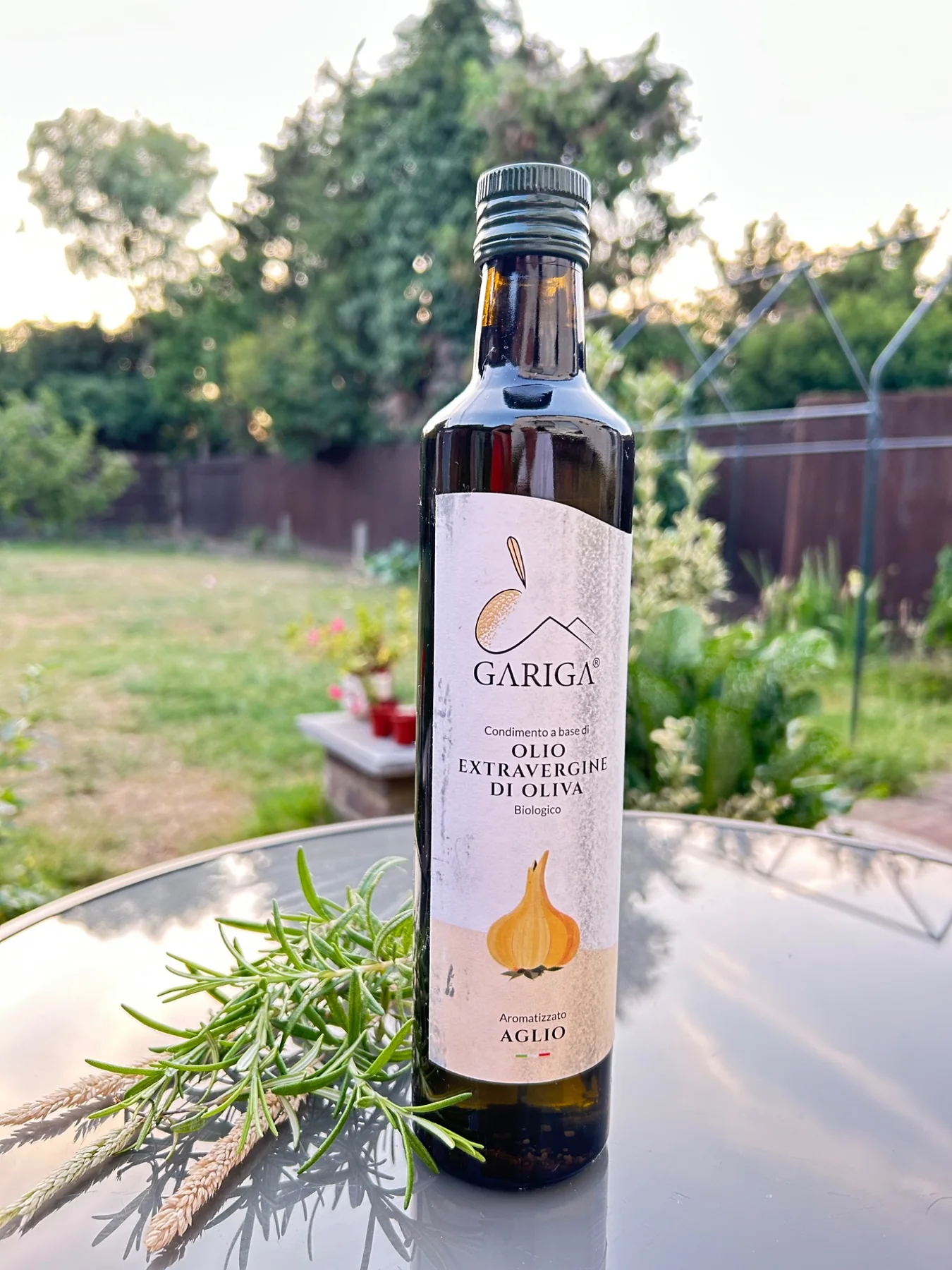 Olio extravergine Gariga aromatizzato all’aglio