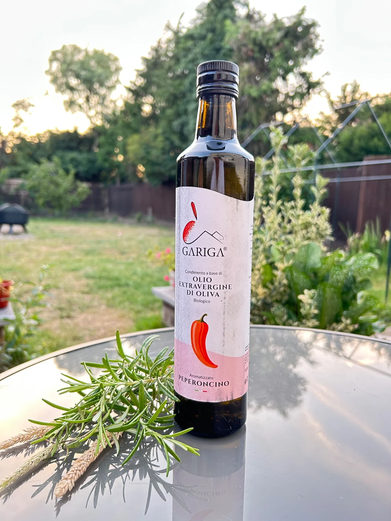 Olio extravergine Gariga aromatizzato al peperoncino